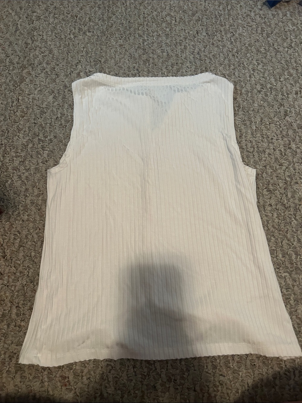 Abercrombie & Fitch Ribbed Button-Front Tank - Picture 3 of 3